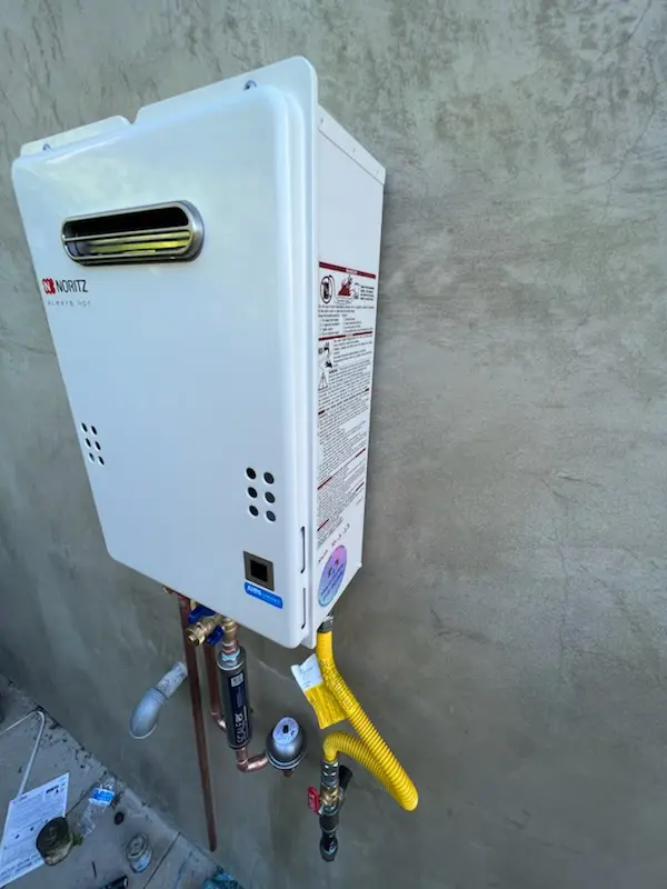 Tankless water heater installation for Loch homes